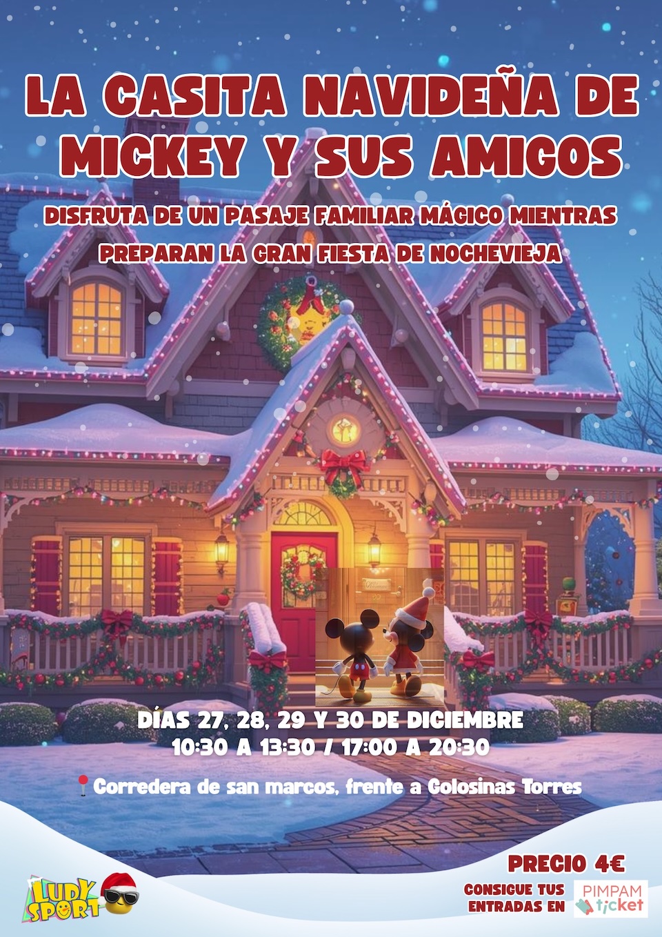 LA CASITA NAVIDEÑA DE MICKEY Y SUS AMIGOS